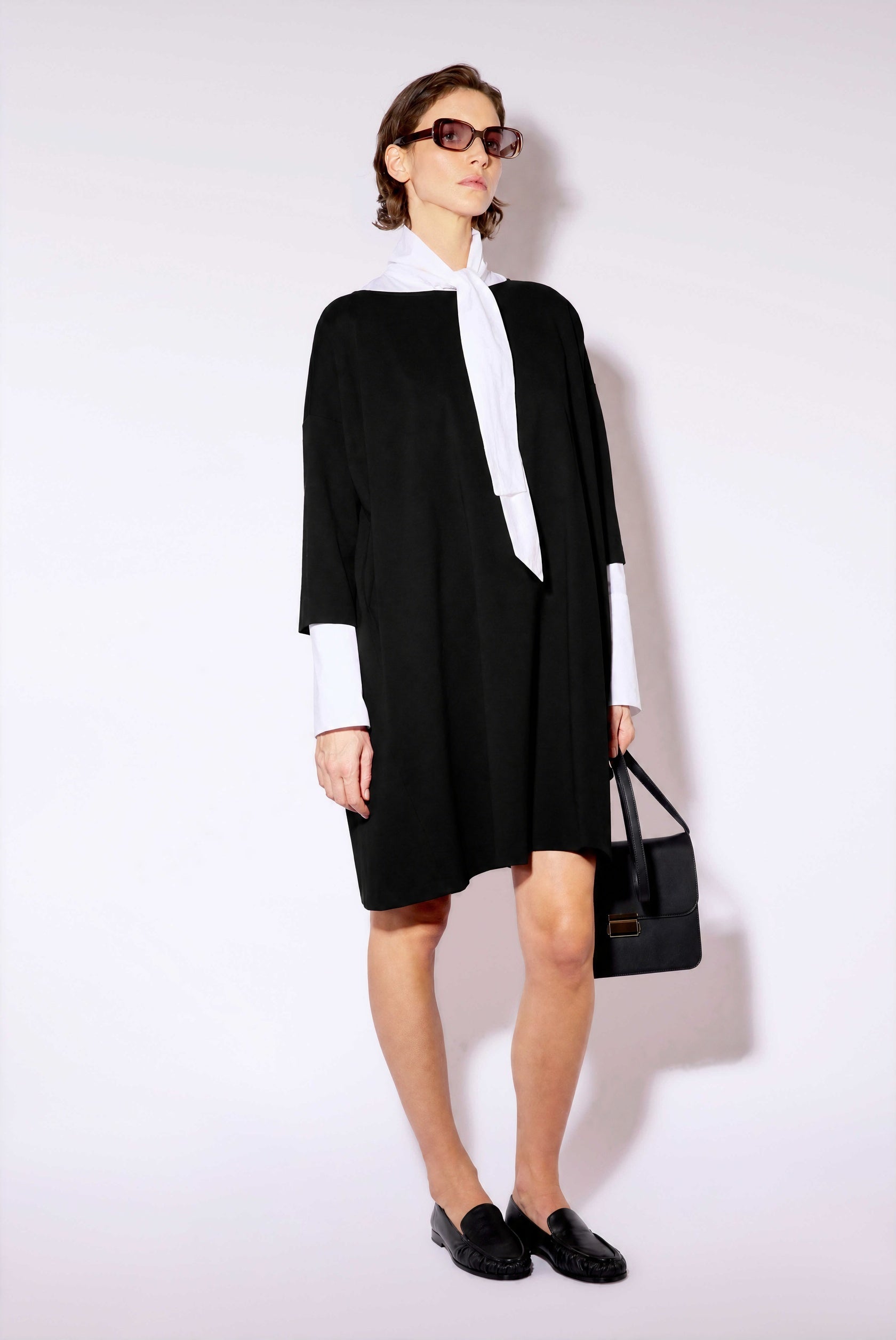 Liviana Conti Giorgia robe femme noire over