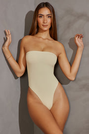 Oh Polly Bodysuits 5605 body ivoire bustier sans bretelles