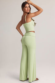 Oh Polly Trousers Melida Pantalon Vert Sauge Large