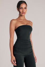 Oh Polly Lumi top bandeau noir long modal