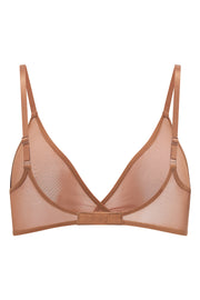 Oh Polly Base Layers soutien-gorge triangle mesh miel