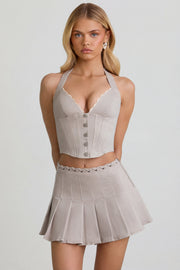 Oh Polly Lotta top corset écru dentelle