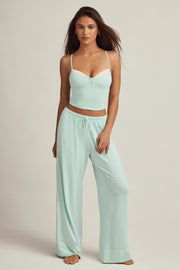 Oh Polly Ivelle 14332 Pantalon Pyjama Menthe Large Modal