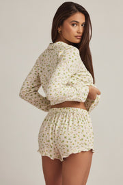 Oh Polly Maphie 14330 short pyjama jaune modal