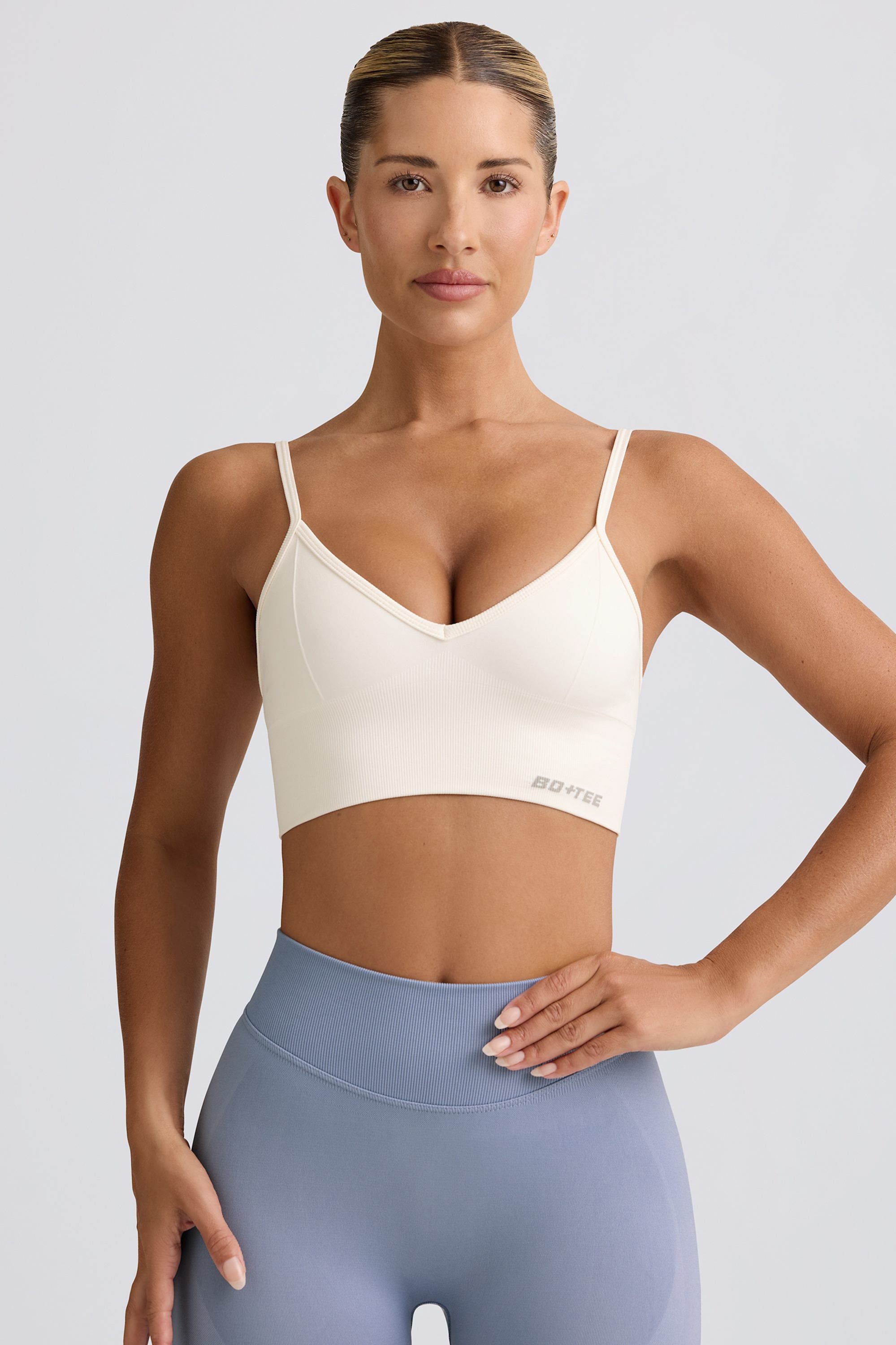 Oh Polly Define Luxe BT1134 brassiere sport blanche