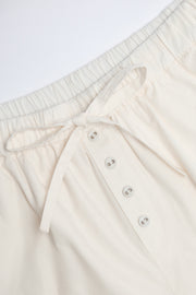 Oh Polly Lariana short coton blanc taille mi-haute