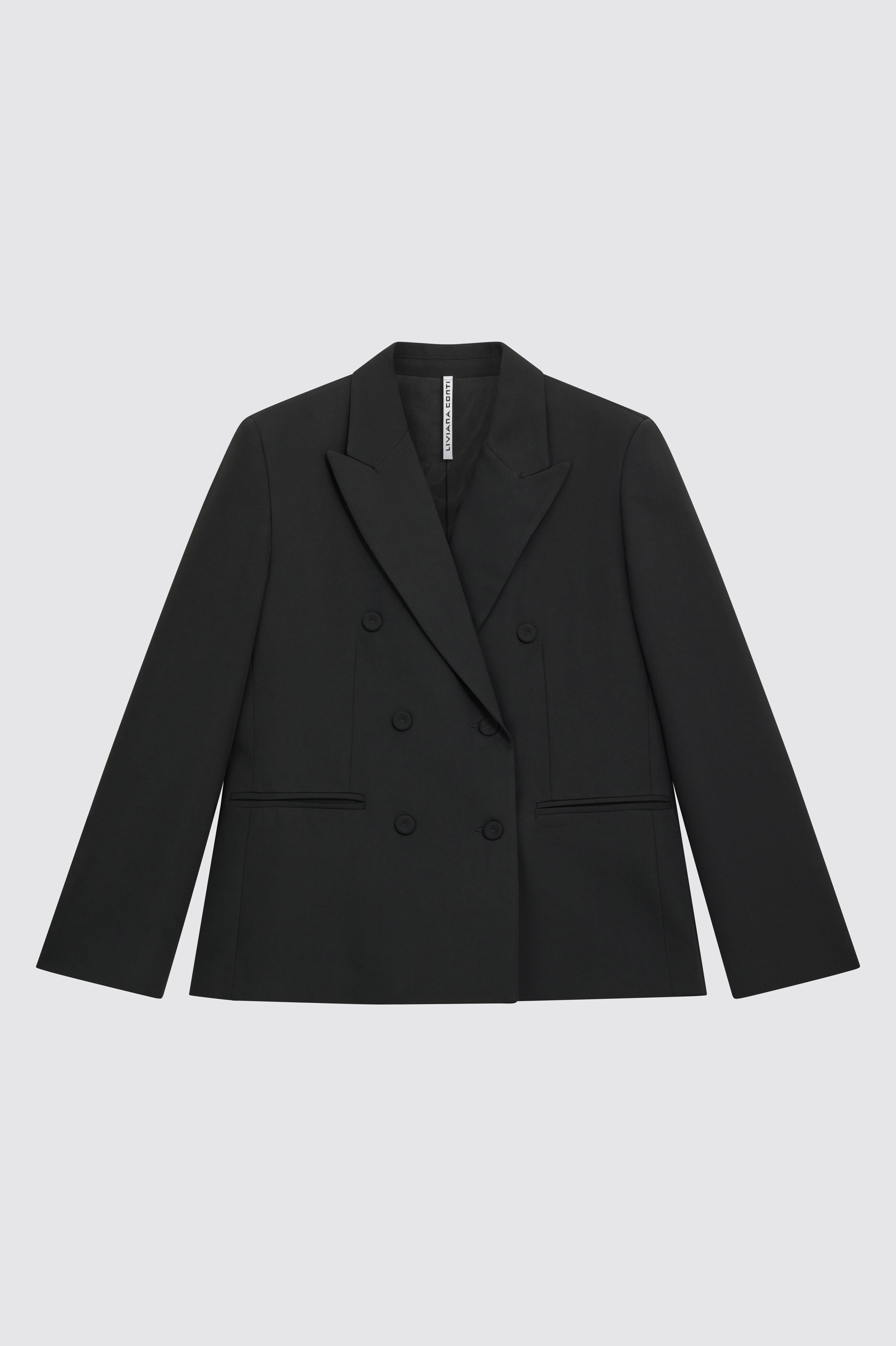 Liviana Conti Roger blazer noir viscose-laine 38-48