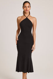 Oh Polly Karissa Robe midaxi 14902 noire modal