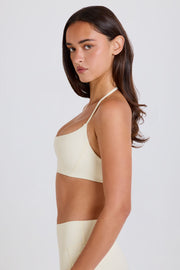 Oh Polly Bo+Tee BT2490 brassière sport crème col scoop