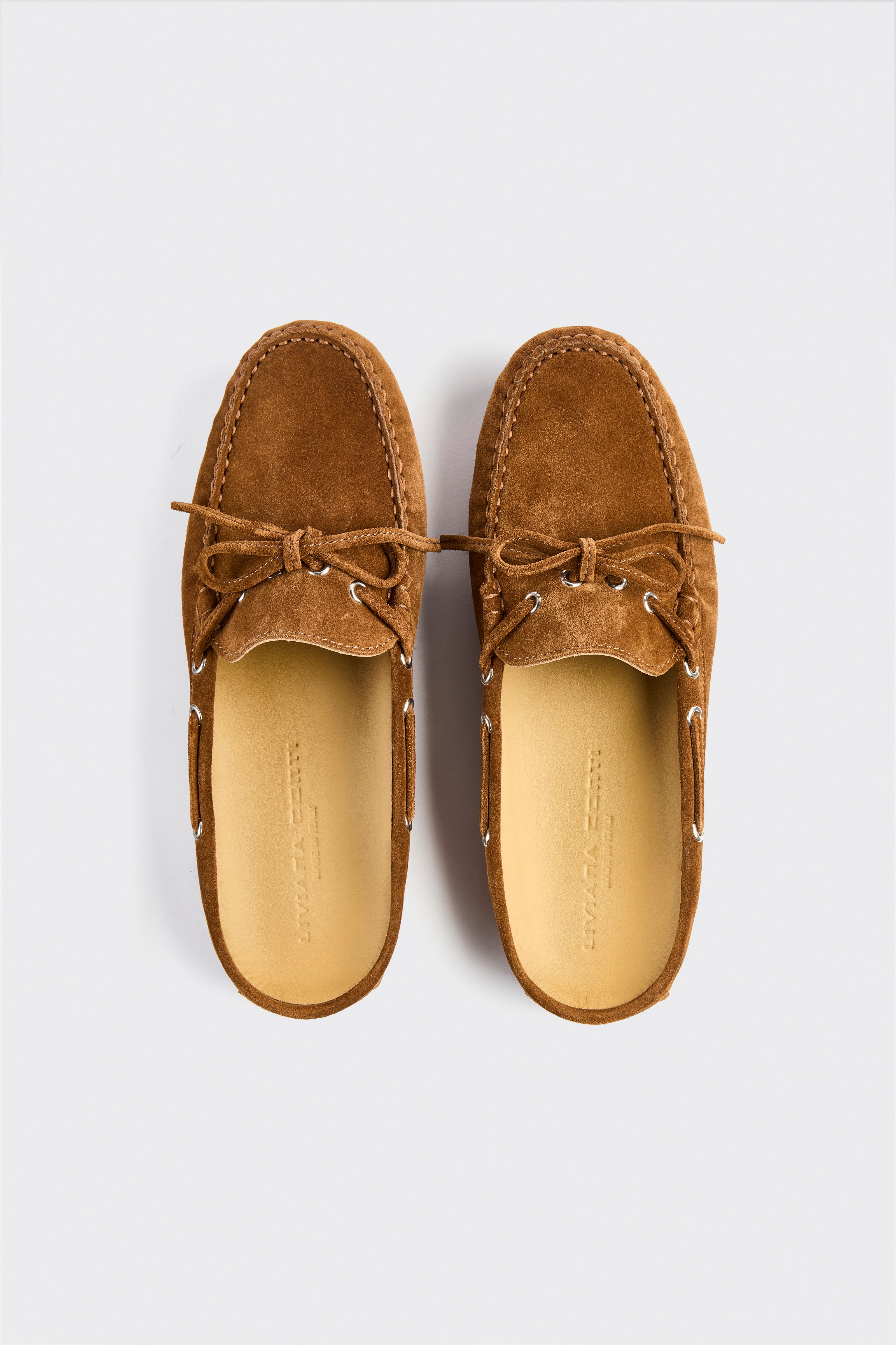 Liviana Conti Reed mules cuir suède brandy pointure 38