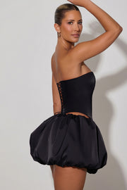 Oh Polly Amora 12729 Top Corset Noir Strass
