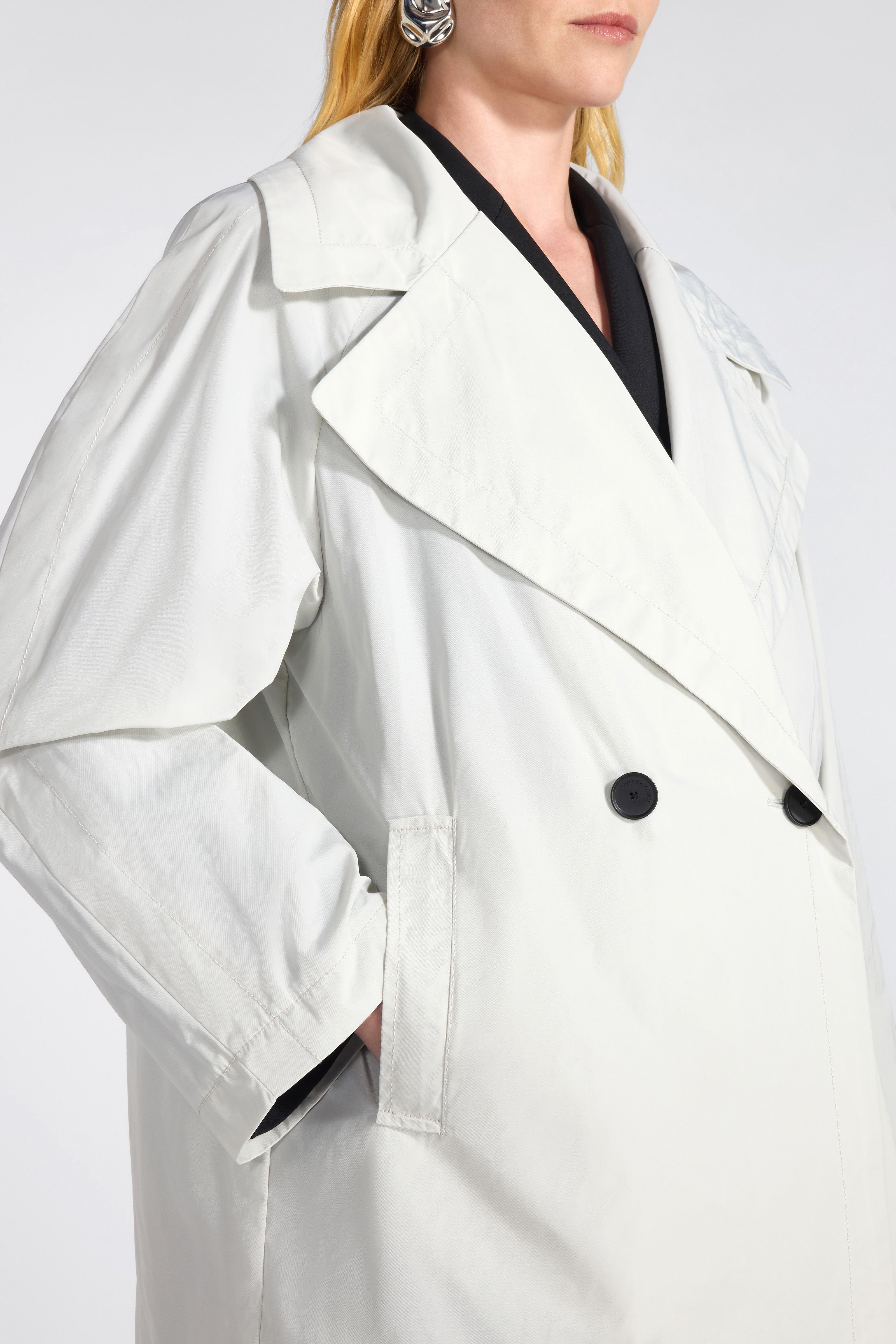 Liviana Conti Wallace veste caban LUNA double boutonnage