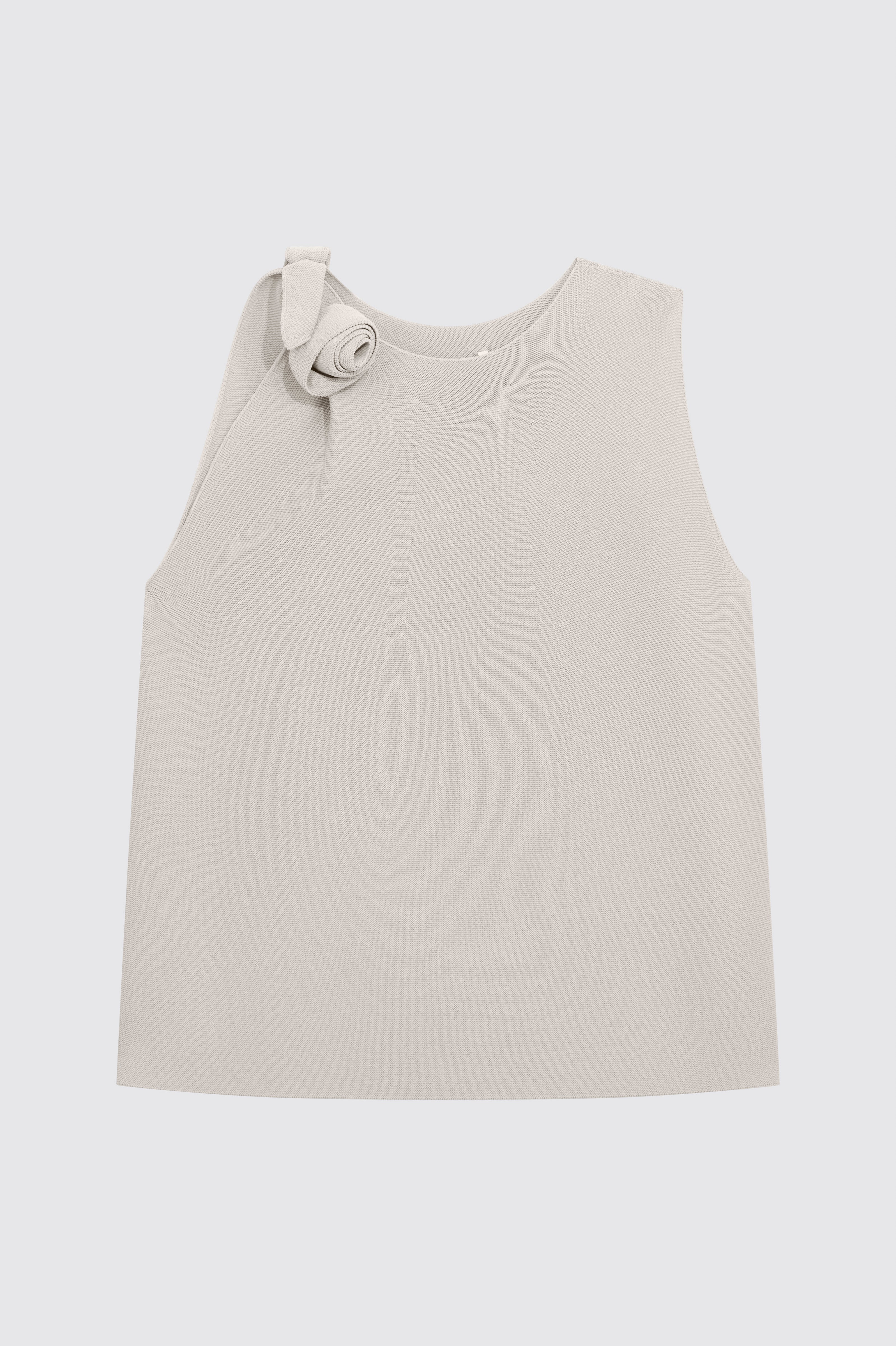 Liviana Conti Clizia top viscose rose appliquée brezza
