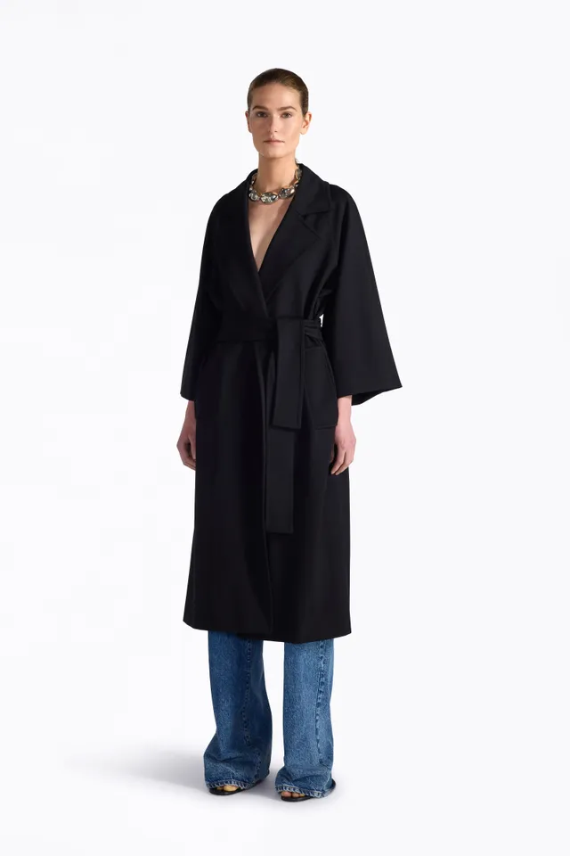 Liviana Conti Wayne trench noir ceinturé