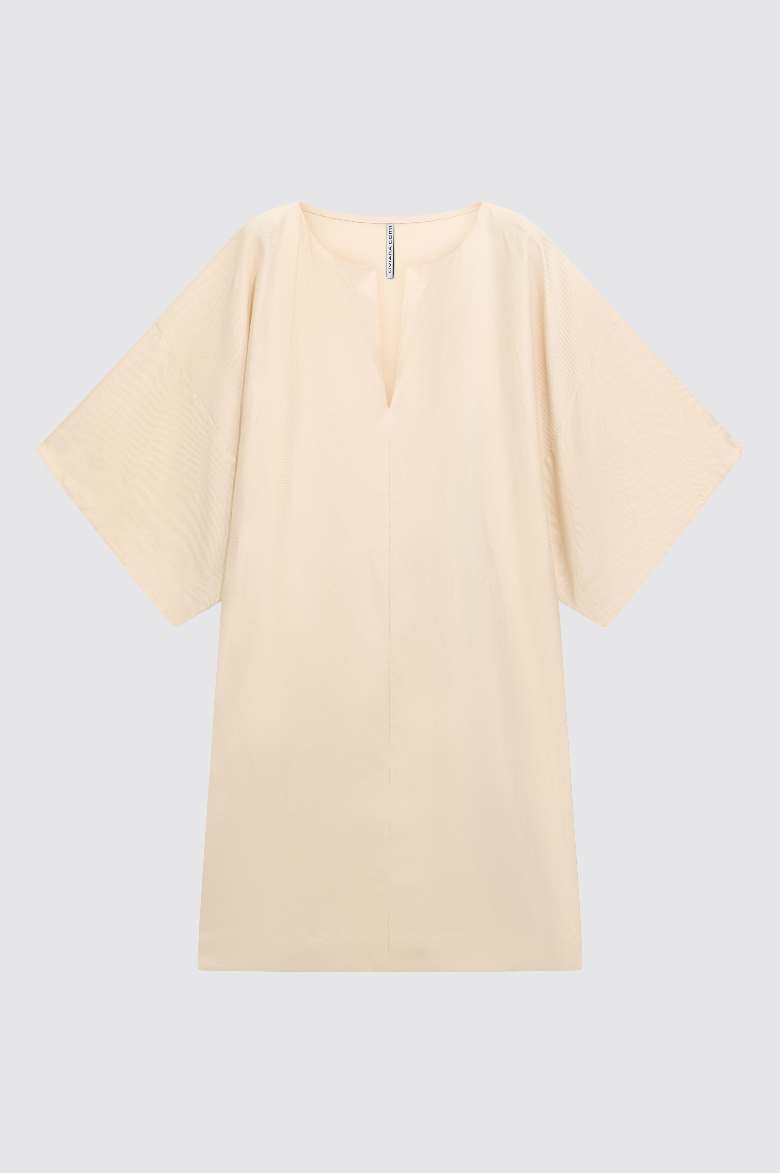 Liviana Conti Rory robe courte Corno viscose lin
