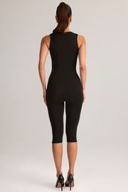 Oh Polly Luma combi capri modal noir col carré