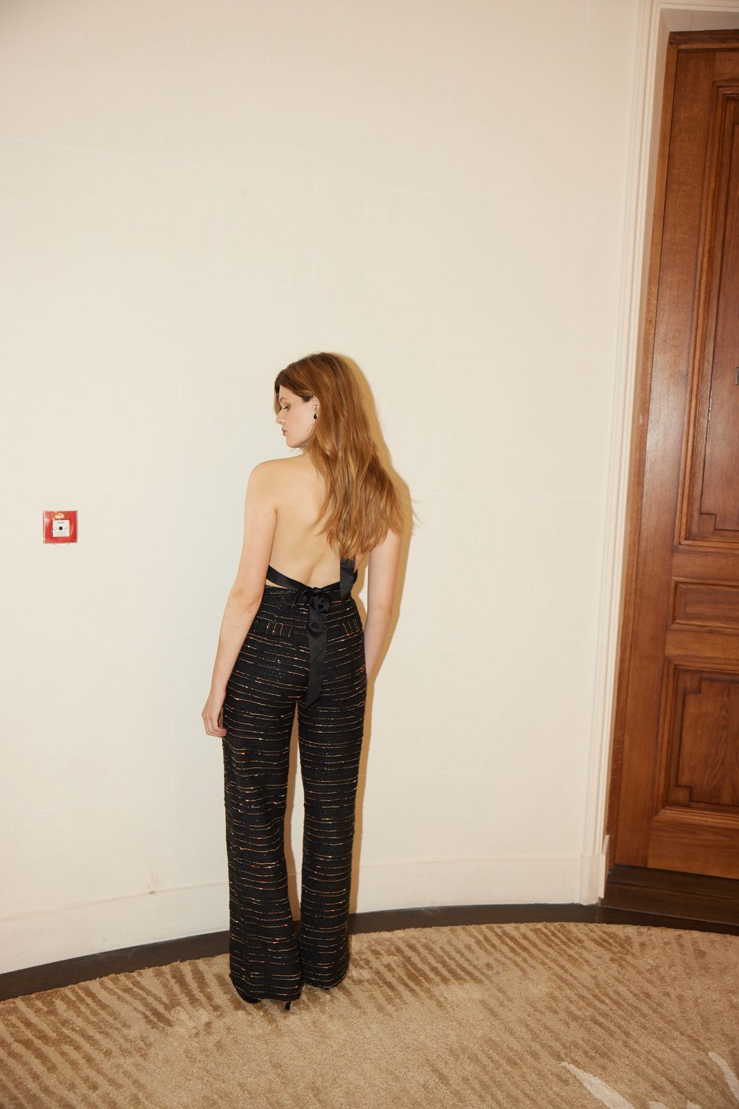 The Ethiquette Aphrodite pantalon Ernest en tweed