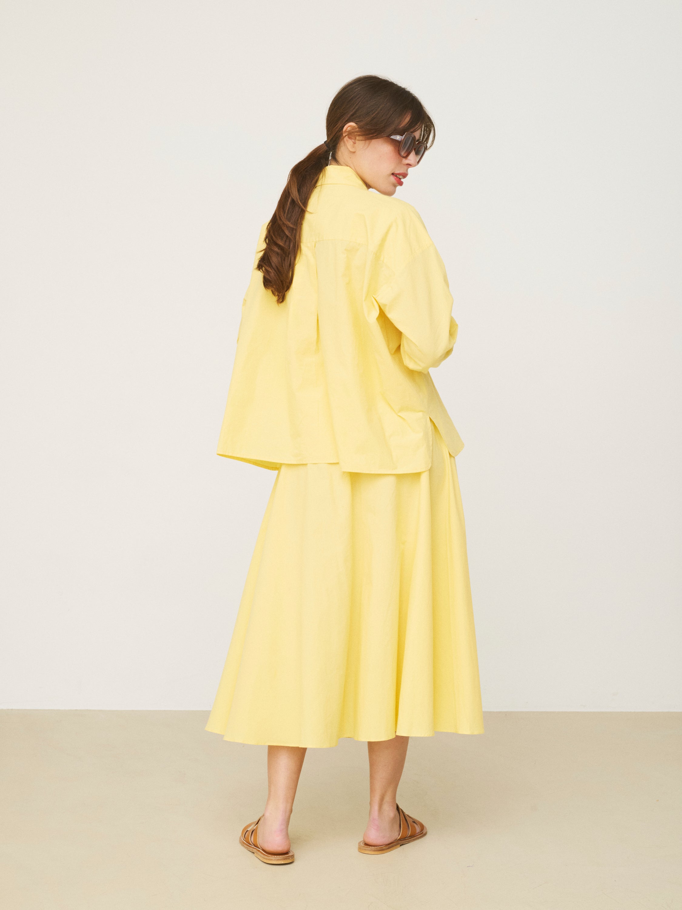 MII Les iconiques chemise Greta Tournesol brodée