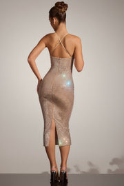 Oh Polly Munira 12491 Robe Midaxi Amande Strass