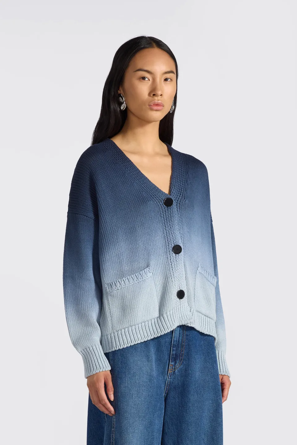Liviana Conti Maglieria Zenon cardigan coton tie-dye