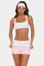 Bo+Tee Soft Active brassière sport rose maintien moyen stretch
