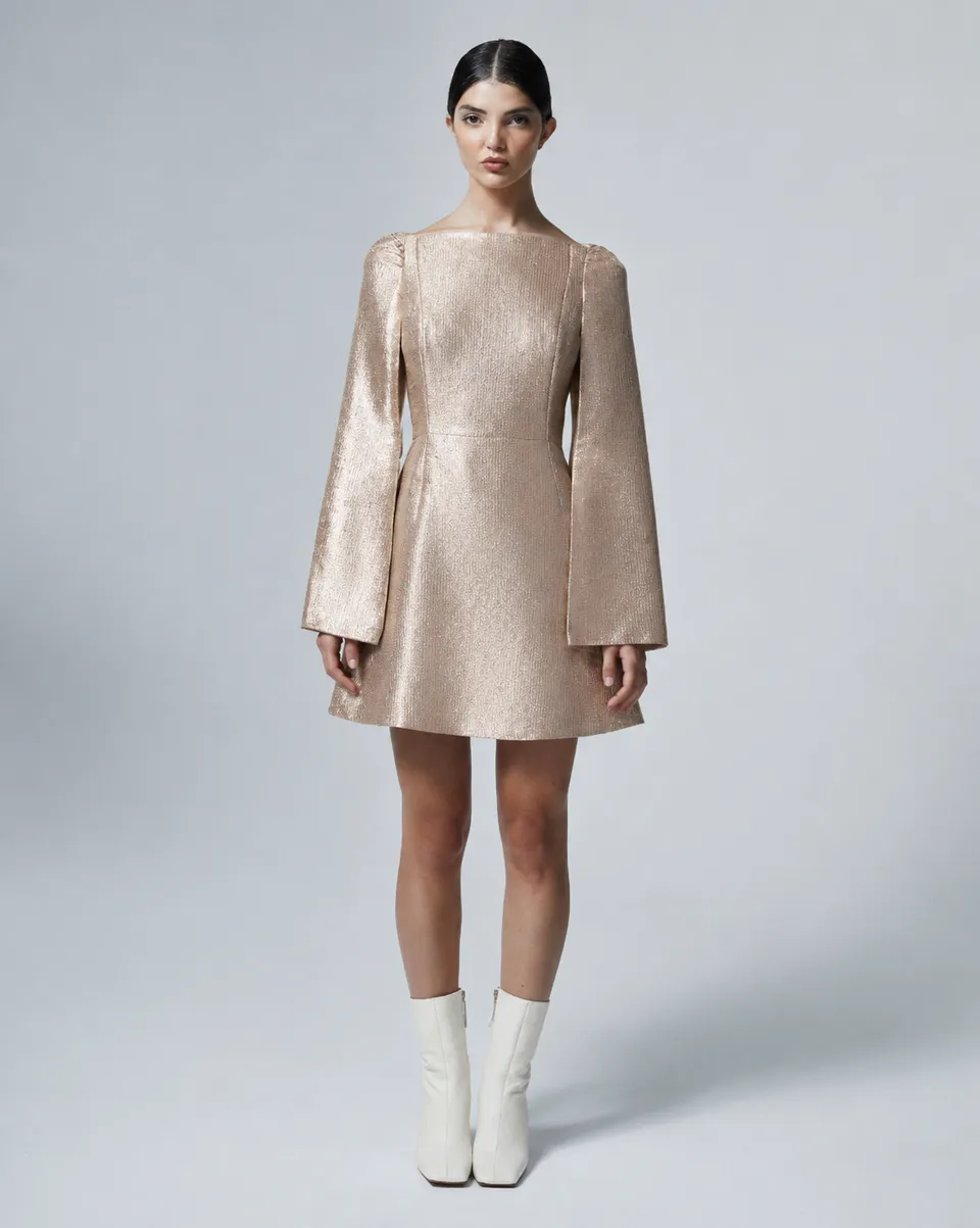 The Ethiquette Hannah robe tweed Solea S