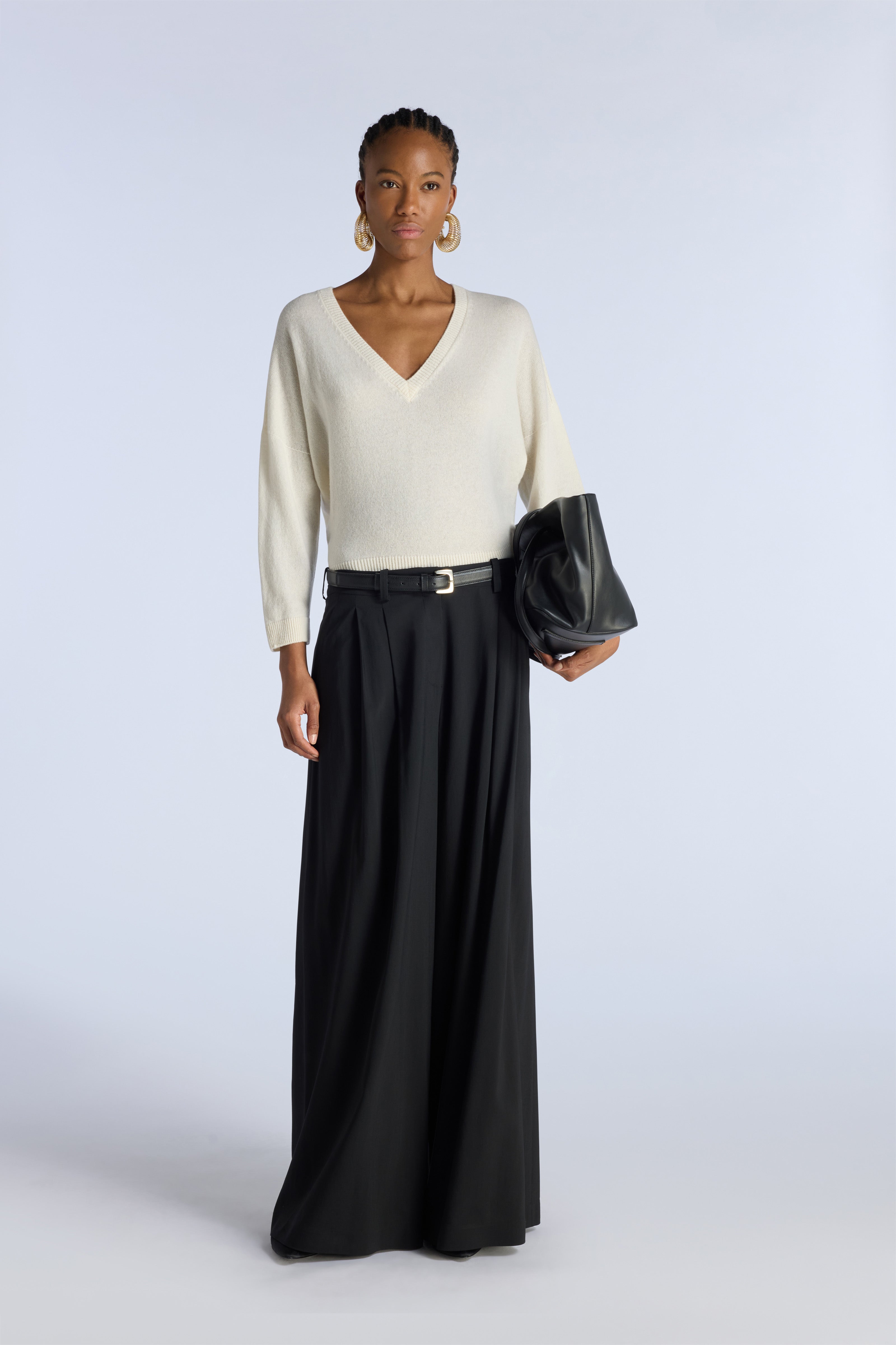 Liviana Conti Maglieria Jasmine pull cachemire pomice XS
