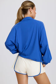 Bo+Tee Track veste survêtement bleue cobalt oversize