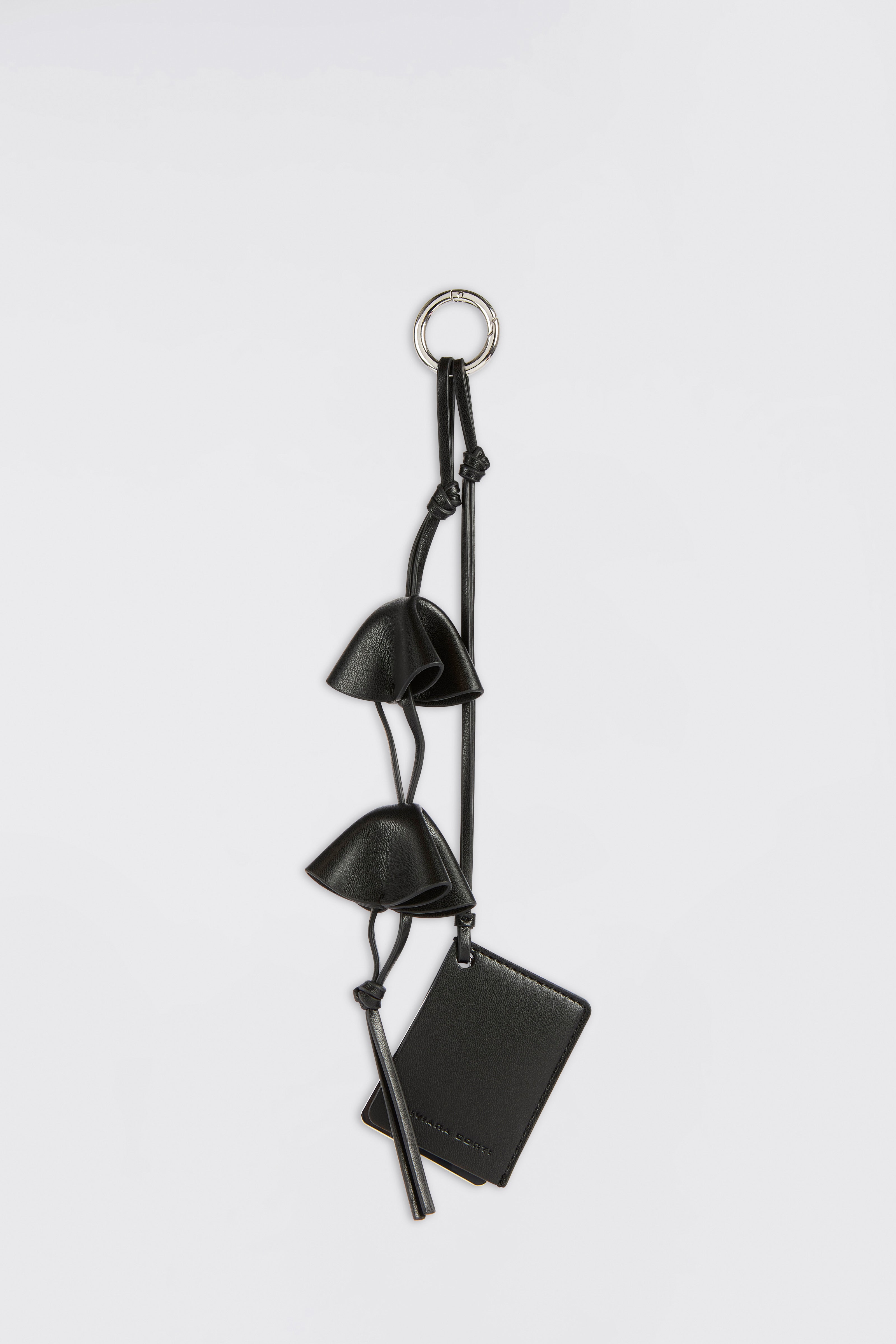 Liviana Conti Horace charm porte-clés juta miroir vegan
