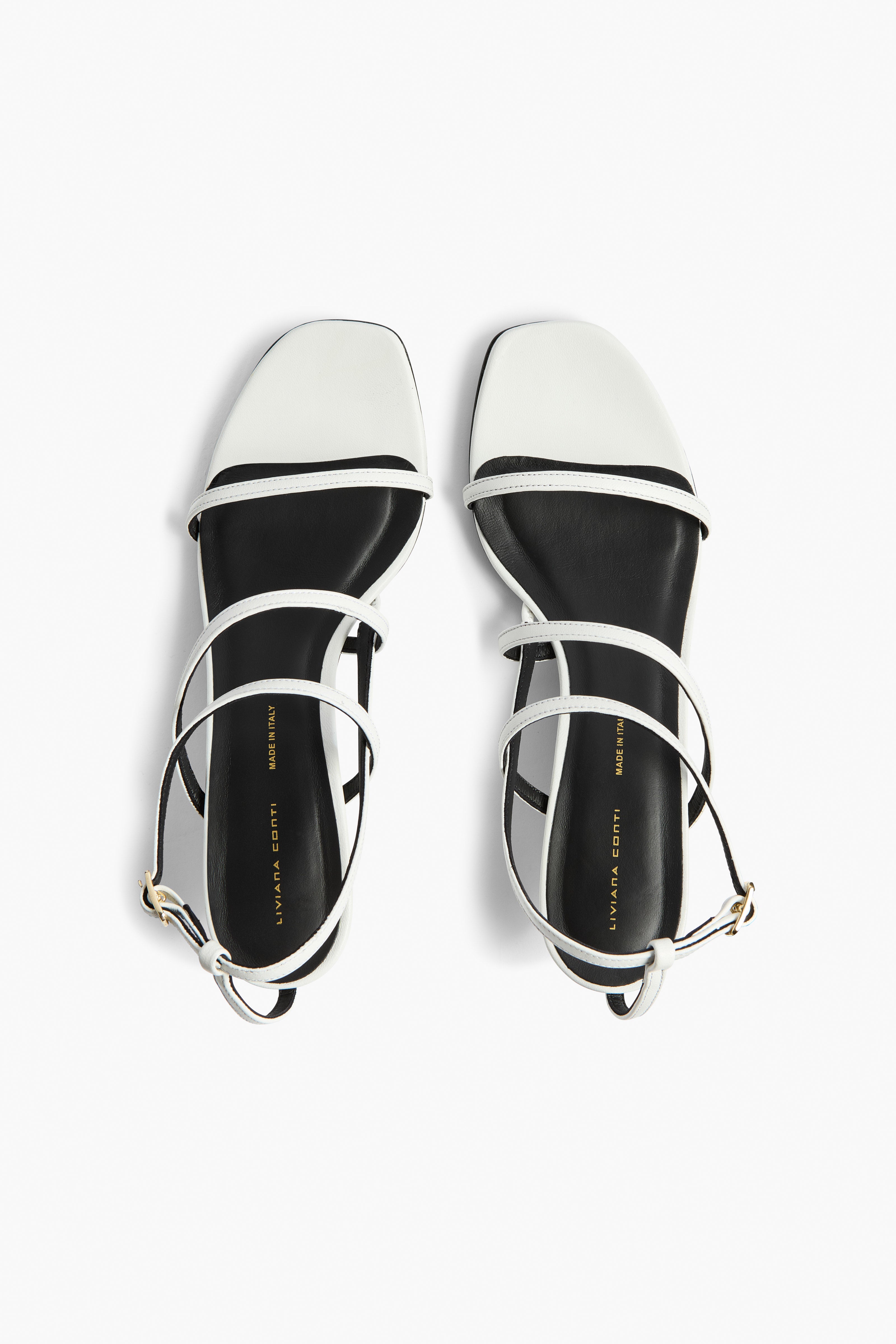 Liviana Conti Calzature Sandalo Rachele sandale blanc nappa 30 mm