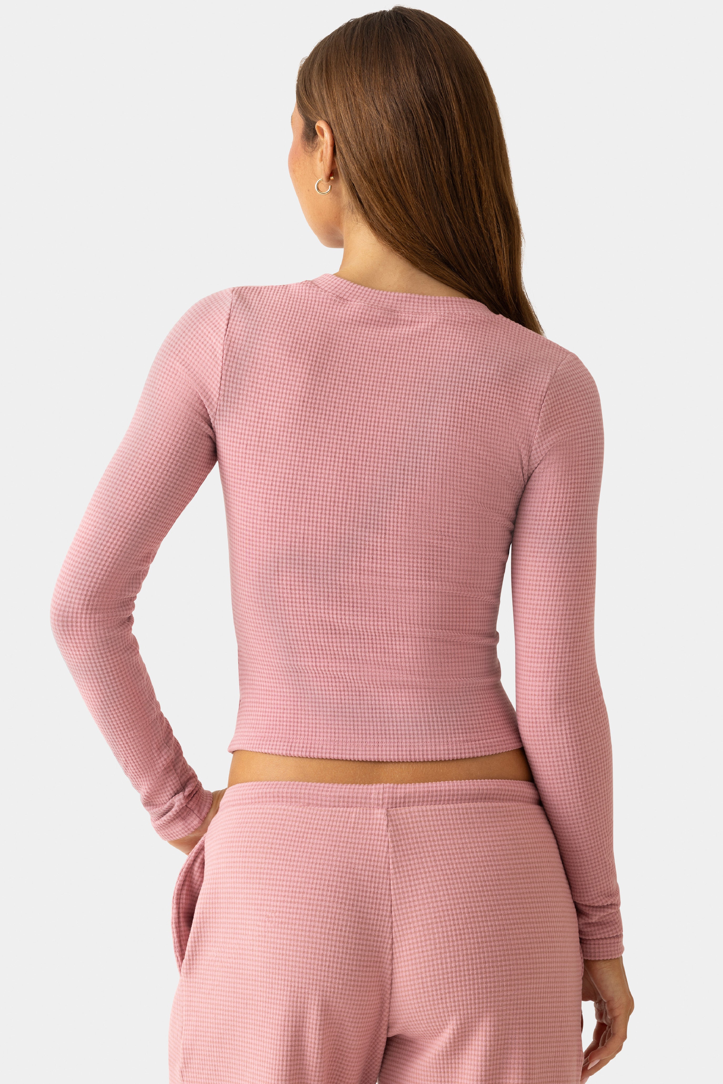 Oh Polly Bo+Tee Ribbed Gilet Berry