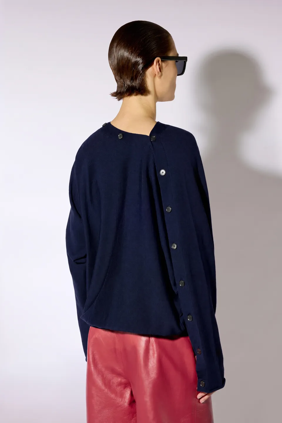 Liviana Conti Maissa pull maille noir femme hiver