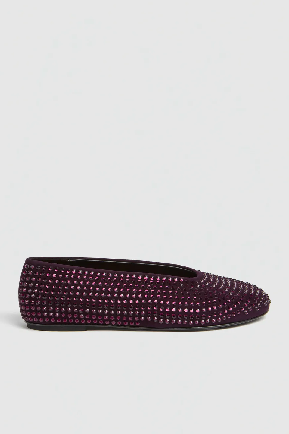 Liviana Conti Adele ballerines femme mirtillo daim strass