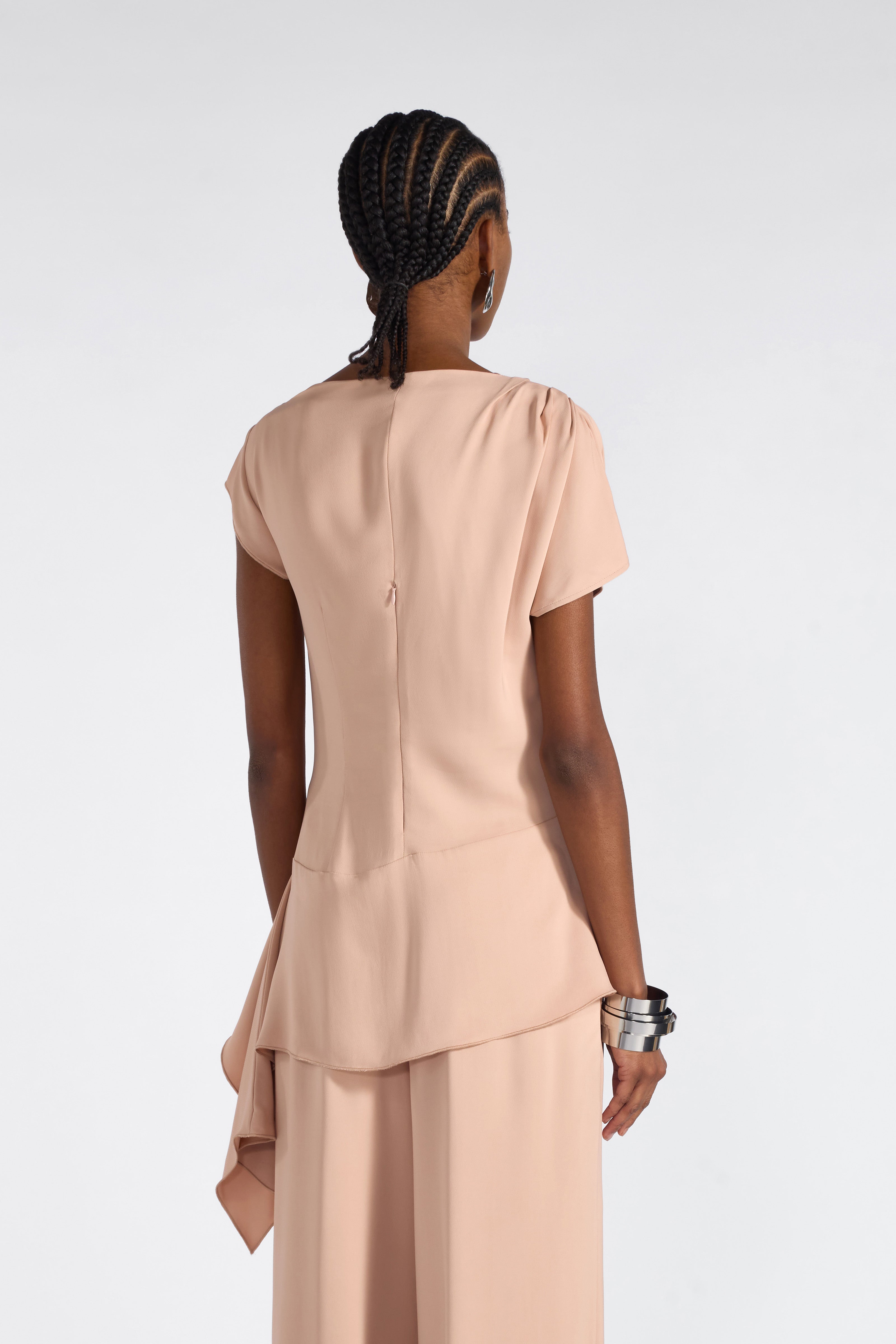 Liviana Conti Nolan pantalon polline 38 palazzo viscose