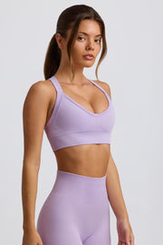 Oh Polly Super Sculpt BT2472 brassière sport lavande maintien moyen