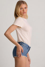 Oh Polly Shorts Mini Short Lanori Bleu Taille Basse