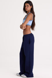 Oh Polly BT02580 Pantalon Jogging Large Midnight Coton