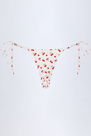 Oh Polly Swim Cove NS0830 bas bikini cheeky cerise imprimé