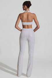 Oh Polly Embellished Coralena combinaison blanche perles