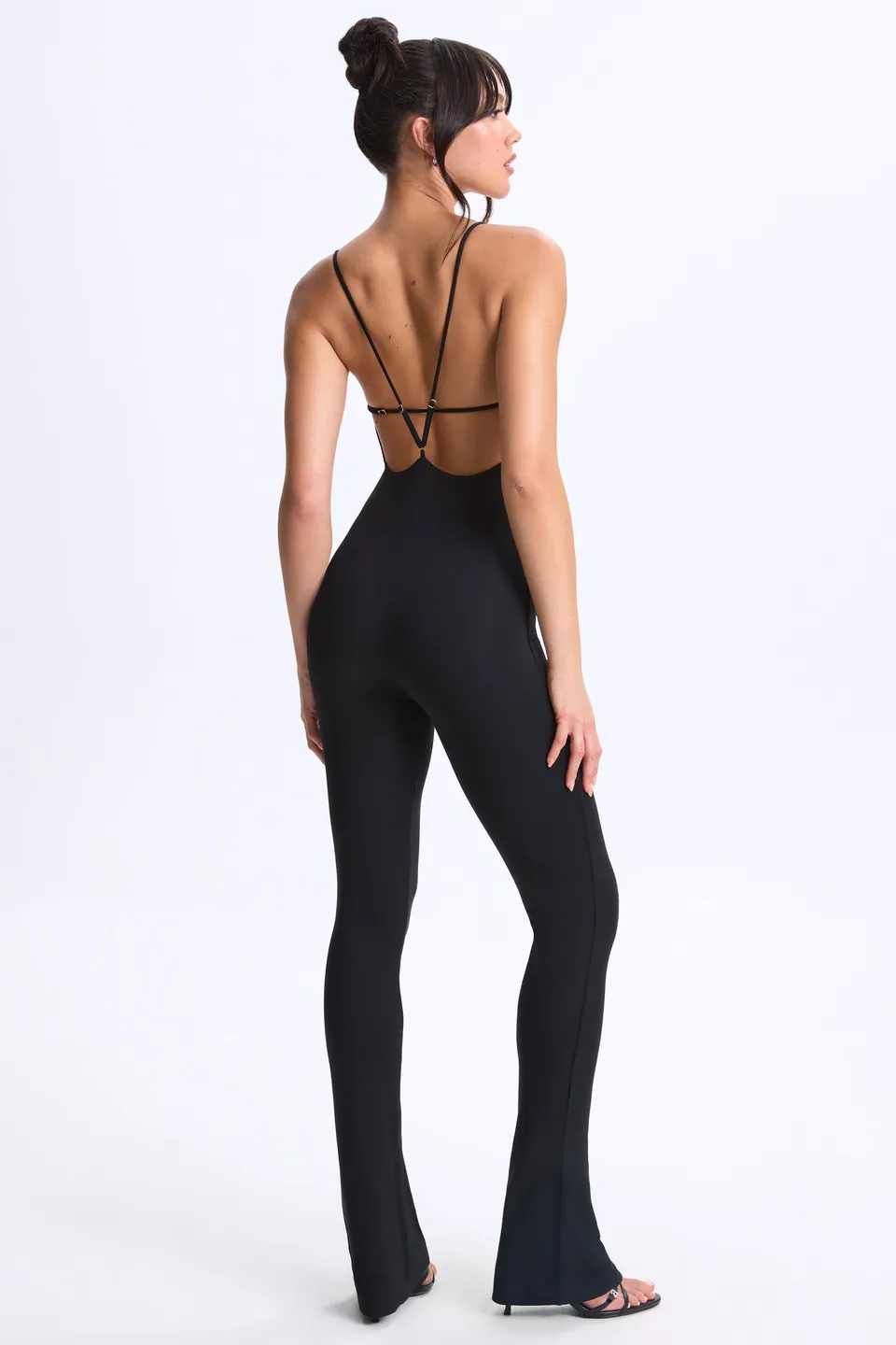 Oh Polly Jumpsuits 9921 combinaison noire dos nu modal