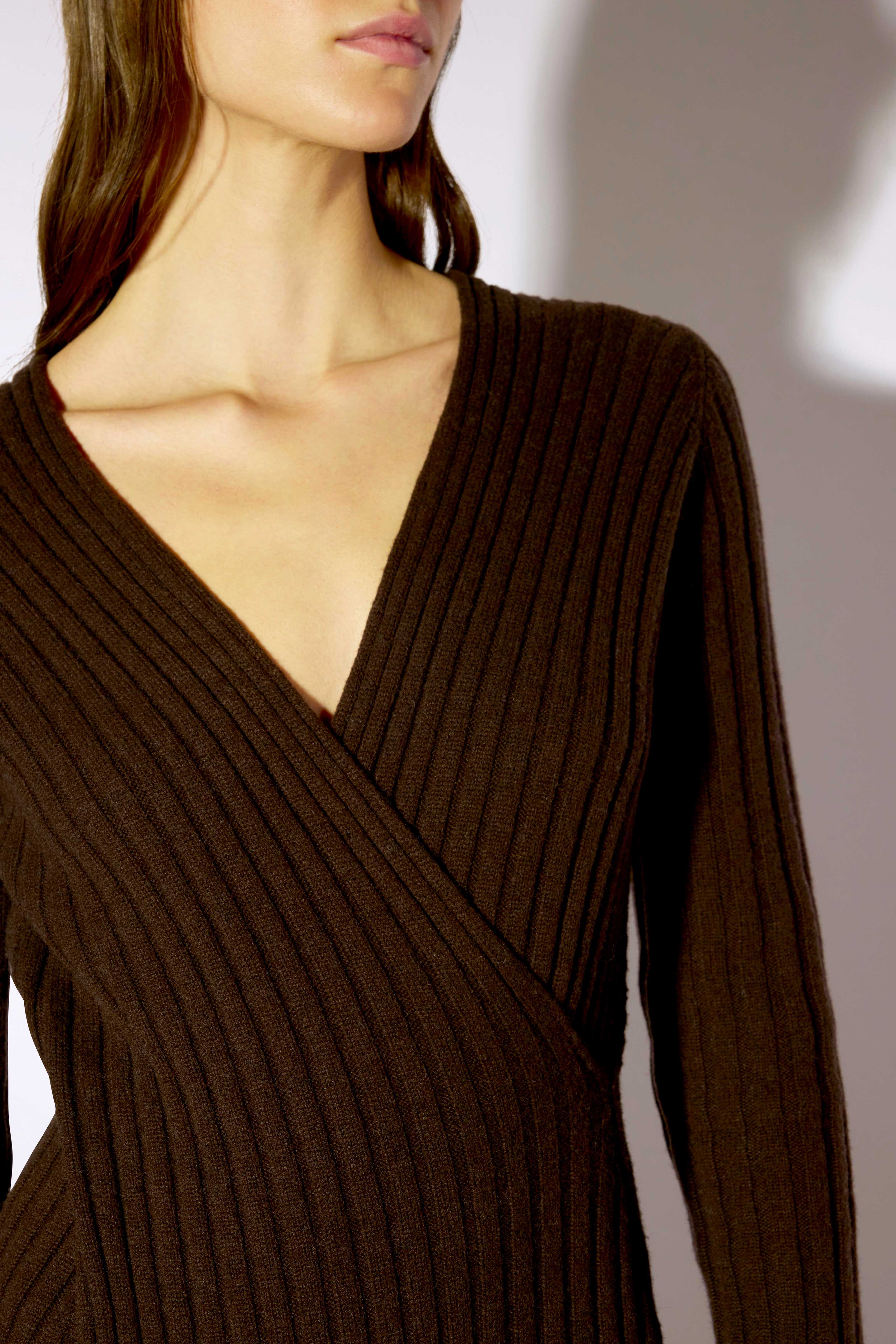 Liviana Conti Carrie robe pull marron fondant