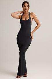 Oh Polly Imelda 14148 robe longue noire modal sirène