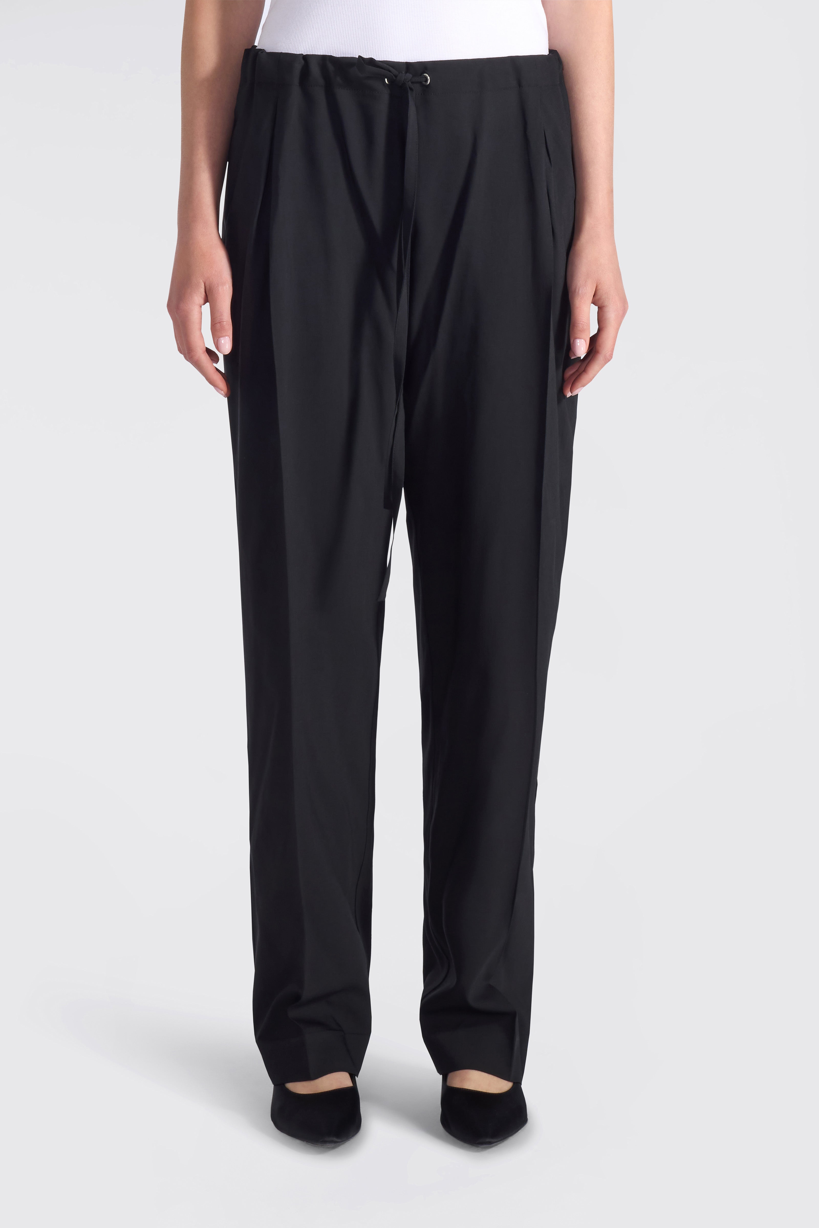Liviana Conti Donald pantalon regular viscose-laine Luna
