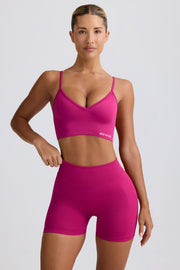 Oh Polly Define Luxe mini short berry sans coutures