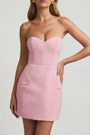 Oh Polly Taia 11391 mini robe rose corset