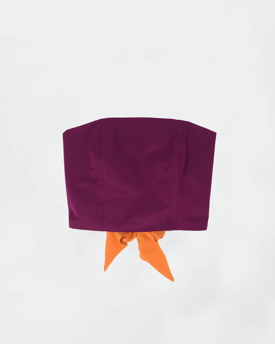 The Ethiquette Sarah bustier satin taille M