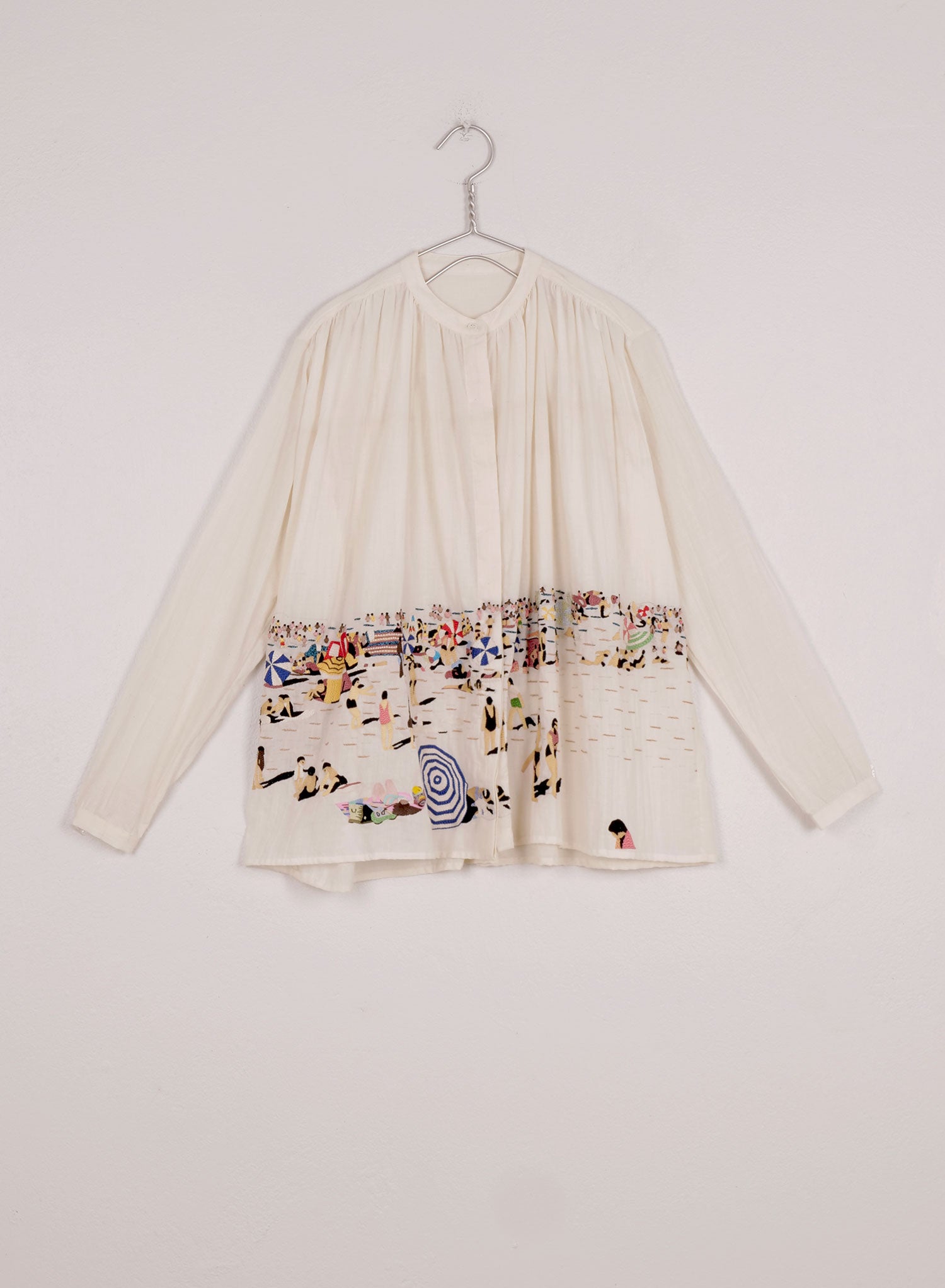 Mii en carte postale Nathalie La Provence chemise coton khadi