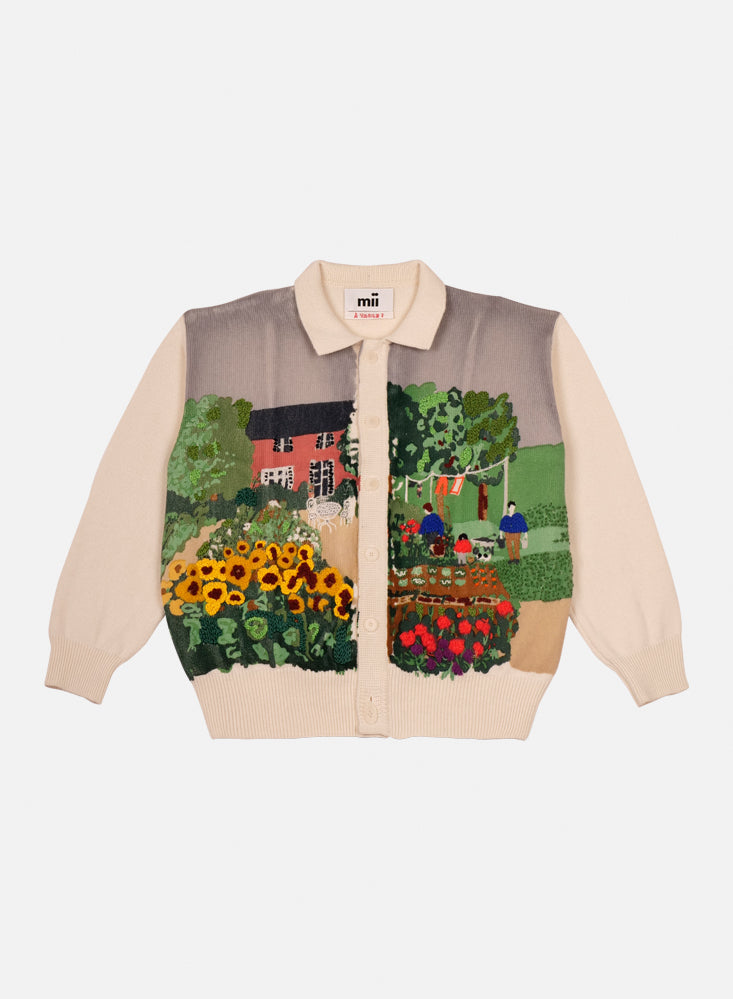 Mii Mii à table Albert Le Potager cardigan homme tricot