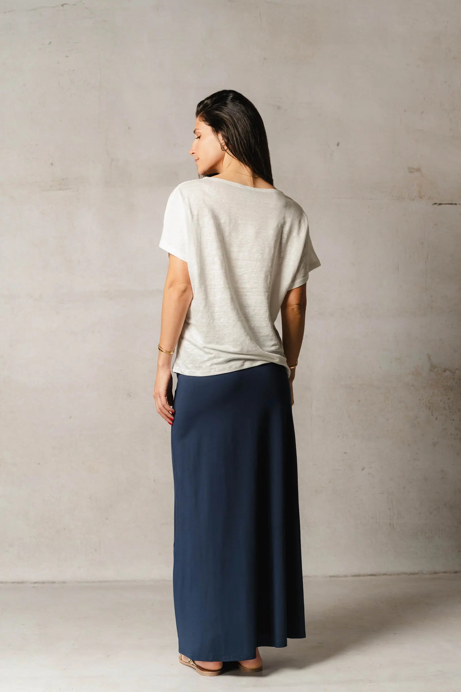 Thelma & Rose Paloma top lin chauve-souris noir