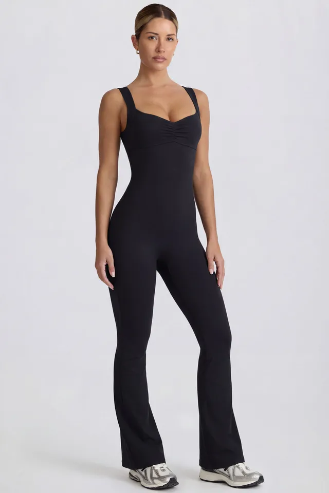 Oh Polly Bo+Tee BT11255 combinaison noire dos nu